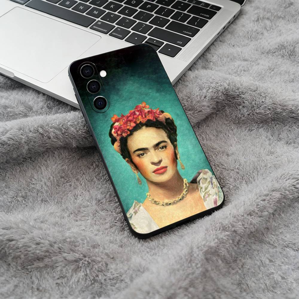 Черный мягкий силиконовый чехол для телефона A-Artist F-Frida K-Kahlos для Samsung Galaxy A73, A71, A72, A70, A53, A52, A51