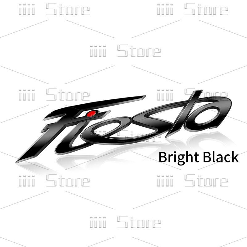 3D Metal Letter Logo Car Rear Trunk Badge Sticker For Ford Fiesta Emblem MK3 MK4 MK5 Decoration Accessorie