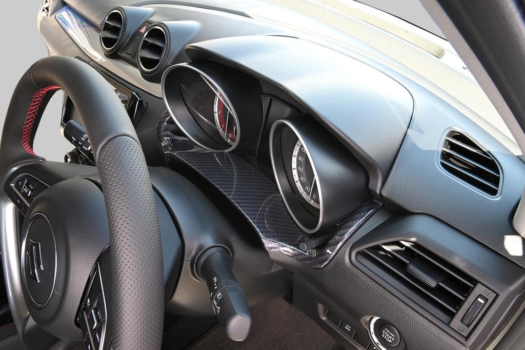 SecondStage Digital Carbon Fiber Meter Under Panel for Suzuki Swift Sport ZC33S (S117DCB)
