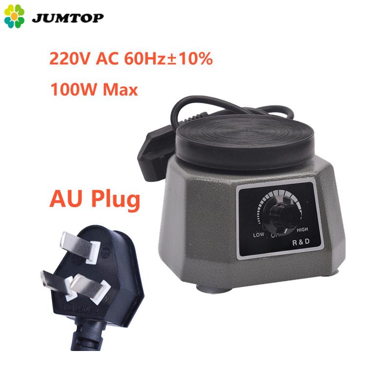 Вибратор для зубного гипса, круглая пластина, небольшой гипсовый шейкер с переменной интенсивностью, регулируемая скорость, вибрационный стол для гипсового оборудования