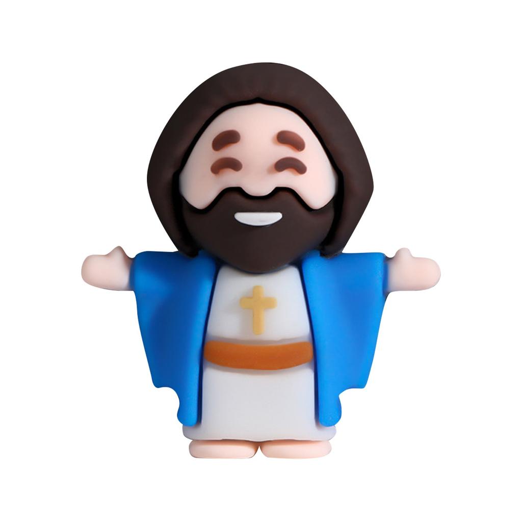 Little Figurine Miniature Figurine To Hide And Seek Classic Religious Gifts Christ Savior For Sunday Easter Egg Stuffers Baptism Gift