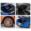 1/24 Ford Mustang Shelby GT500 Viper Сплав Спортивный Автомобиль Модель Литой Металл Игрушка Гоночный Автомобиль Модель Транспортного Средства Звук и Свет Детский Подарок