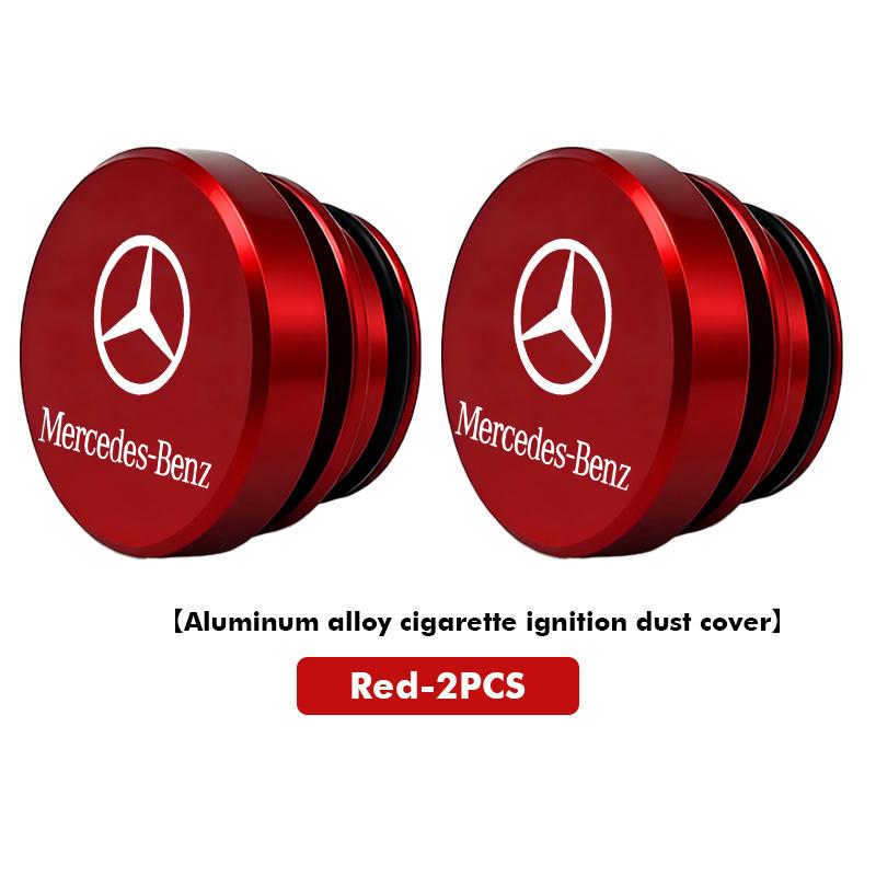 AABGX1 Car Cigarette Lighter Dust Cover Dustproof Decoration Cap Interior Accessories For Benz AMG Exclusive A C E R V Class CLA CLS