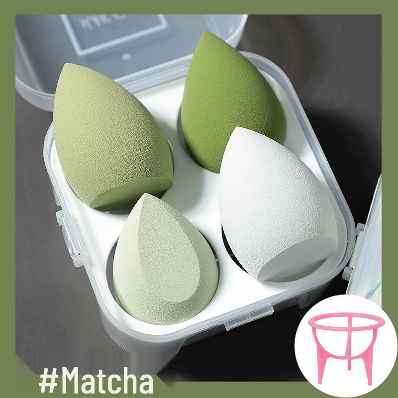 Спонж для макияжа в форме яичной скорлупы - Не впитывающий, Супермягкий, Двойного назначения для сухого и влажного нанесения, Спонж для макияжа в коробке