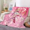 1 шт. Фланелевое одеяло «Сейлор Мун» [Уютное плед] Для дивана, кровати, путешествий, кемпинга, гостиной, офиса, дивана, кресла и кровати