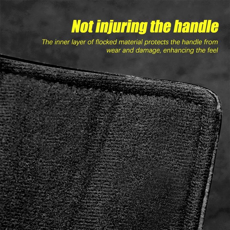 Защитный чехол для ручки двери автомобиля, многофункциональный поручень на крышу, замшевая накладка на ремень безопасности, защита плеча, украшение салона автомобиля