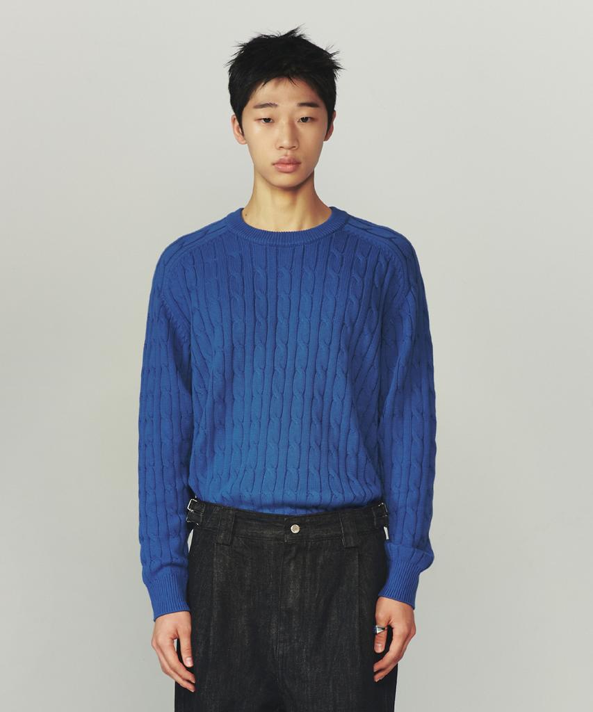 INTEMPOMOOD Standard Raglan Cable Knit: 13 Colors (Type B)
