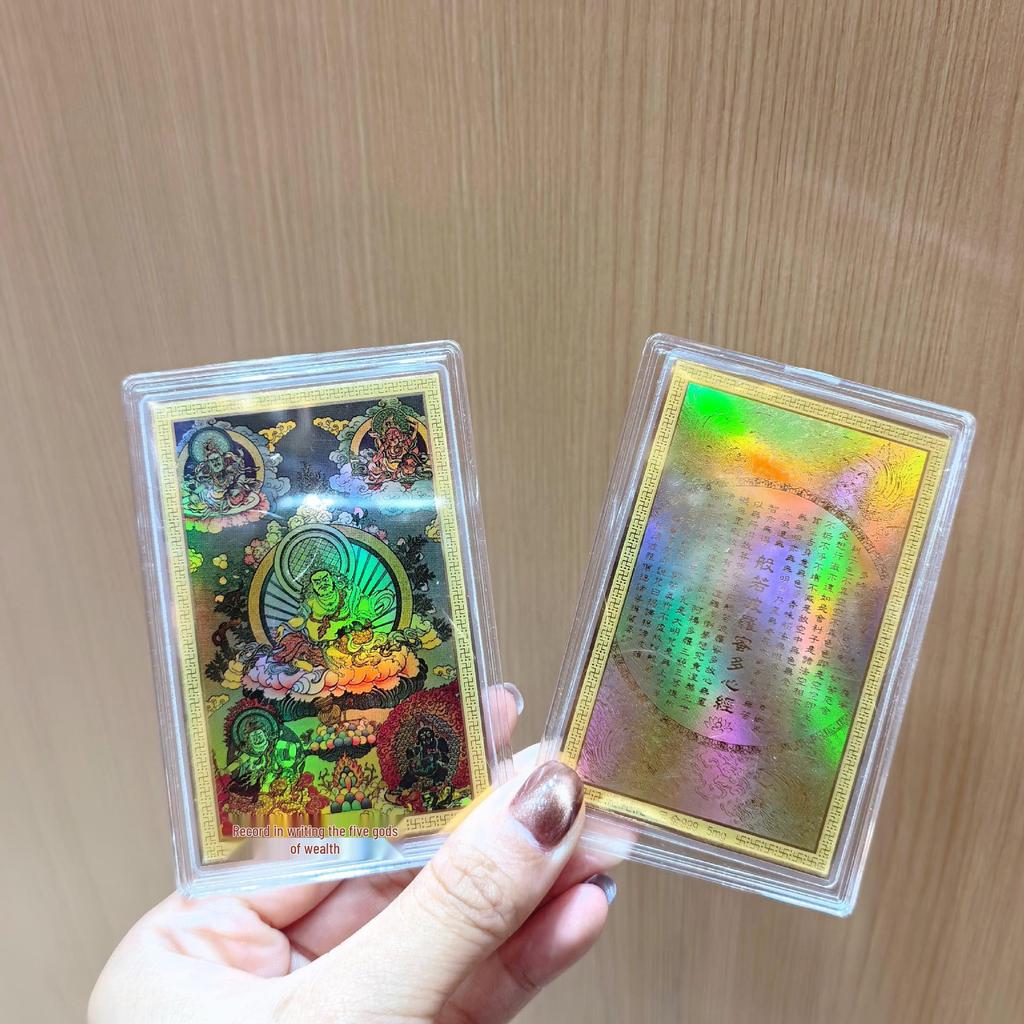 Амулет Будды из чистого золота 999 пробы и Зодиакальный защитник, наклейка на телефон