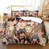 Anime Made In Abyss Bedding Set Boys Girls Twin Queen Size Duvet Cover Pillowcase Bed Boys Fashion Home Textileextile