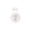 Natural Milky Opal Gemstone 925 Sterling Silver Handmade Stylish Pendant 1.4" PP-57-20