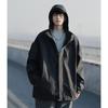 Spring and Autumn Season Coat Men's Thin Windbreaker Jacket Men's Black Charge Coat Fashion Brand Outdoor Functional Wind Work Clothes Men's