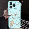 For iPhone 16E 16 Pro 15 Pro Max 14 13 12 11 XR 8 Case Butterfly Print Soft Silicone Shockproof Lens Protection TPU Matte Phone Cover