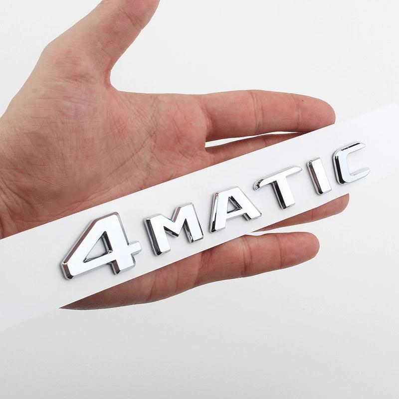 3D ABS автомобильный задний багажник, значок, наклейка, эмблема 4MATIC, логотип для ECS GLC GLA GLS CLA W204 W205 W212 C117 W222 X156 X253