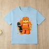 Children Roblox Skateboard TShirt 3D Cartoon Print ONeck Short Sleeve Casual Cotton Tee for Kids