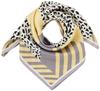 [Kuko] Leopard X Geometric Scarf for Women 2353121520 Yellow (350)