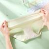Ice Silk Underwear Women's Panties Anti-bacterial Lightweight Non-feeling Midwaist Seamless Girl Briefs