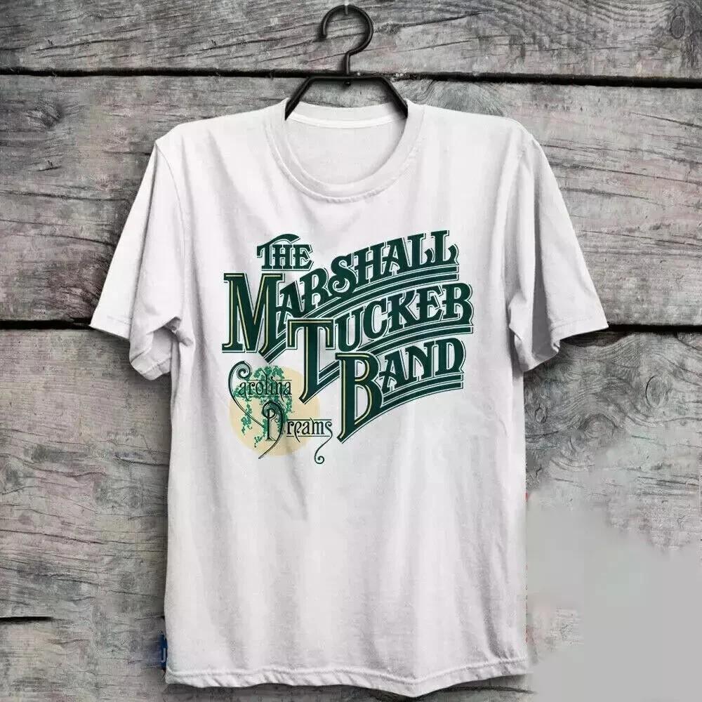 Винтажная футболка The Marshall Tucker Band для любителей музыки, белая, S-3XL, унисекс