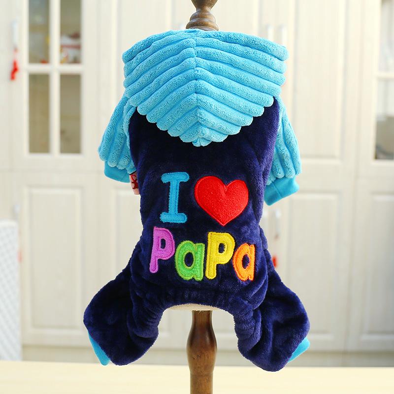 PETCIRCLE Фланелевая одежда для собак на четырех лапах - Милый и уютный осенне-зимний наряд