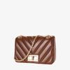 The New Herringbone Pattern Rhombus Shoulder Small Square Bag Niche Chain Crossbody Women's Bag