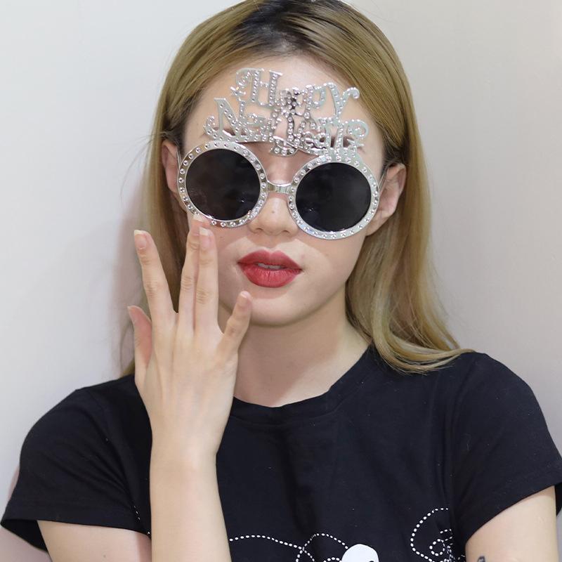 2026 Счастливый год Очки Забавные очки Реквизит Декорация Праздничные принадлежности Годовая Атмосфера Декорация Очки