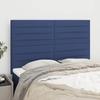 VidaXL Headboard Bedroom Furniture Bed Accessories Single Bed Heads Interior Blue 144x5x118/128 3116476