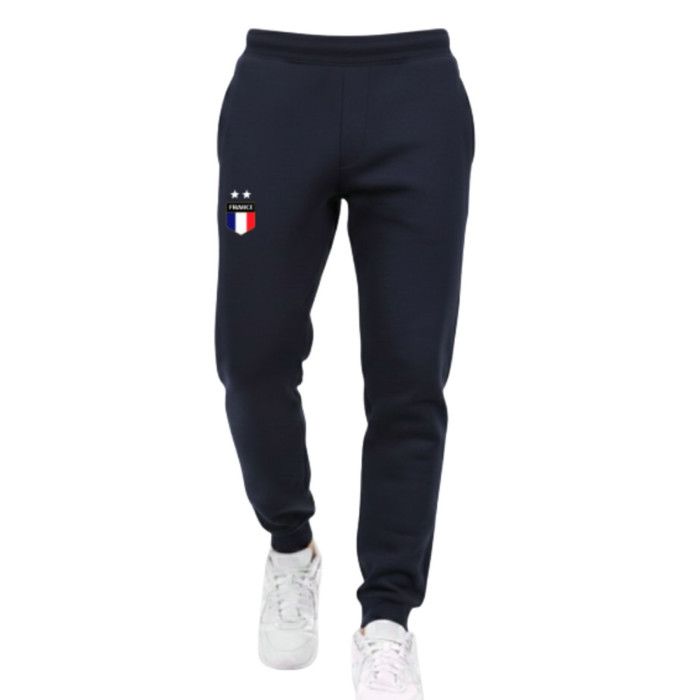 Ensemble Foot Homme Style France - Maillot & Jogging Léger - Édition Spéciale été - - Bleu