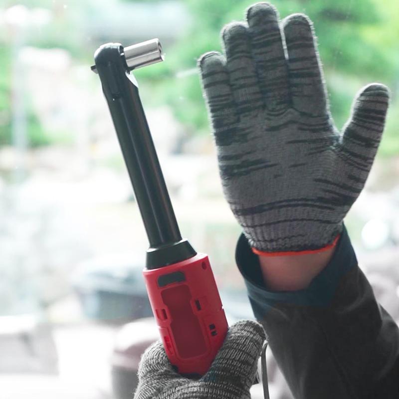 15см Электрическая трещотка 18В Аккумуляторная 90 градусов Прямоугольная Крутящий момент Литий-ионная Автоматическая трещотка Набор инструментов для ремонта