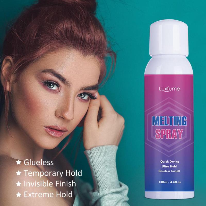 Профессиональный клей-спрей для париков на кружевной основе Невидимый Быстросохнущий Водостойкий Жидкий клей Безопасный