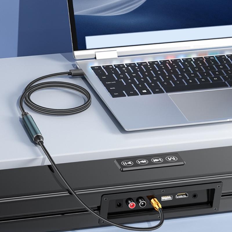 Кабель-конвертер USB в оптоволокно High Fidelity для систем домашнего кинотеатра и игровых систем