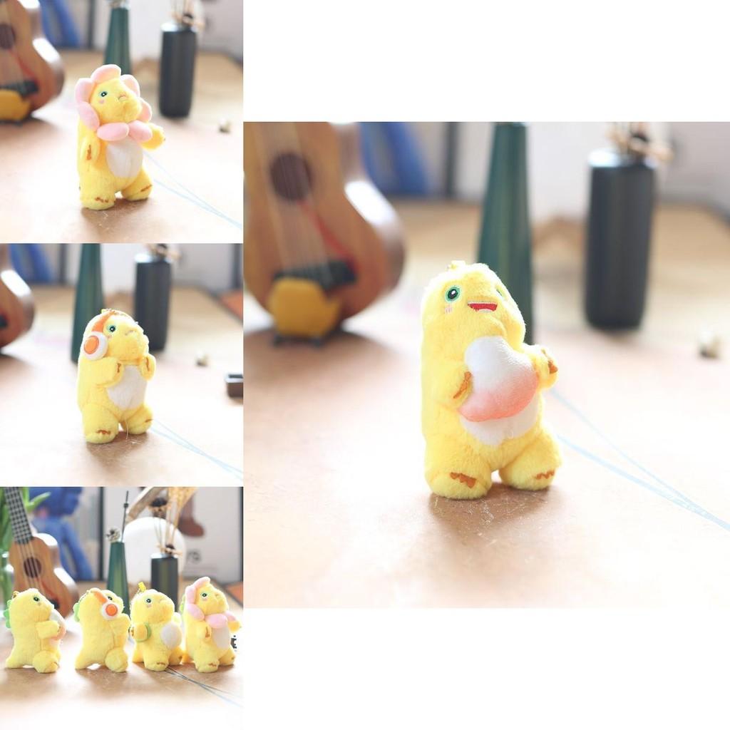 Восхитительный мини-плюшевый брелок в виде динозавра, мягкая и приятная на ощупь мультяшная кукла для сумок