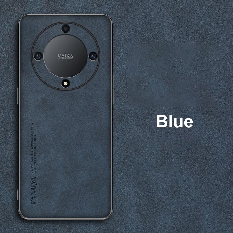 Роскошный чехол из искусственной кожи для Honor X9A X9 4G 5G задняя крышка, матовый силиконовый защитный чехол для телефона Honor Magic 4 5 Lite X40 Coque