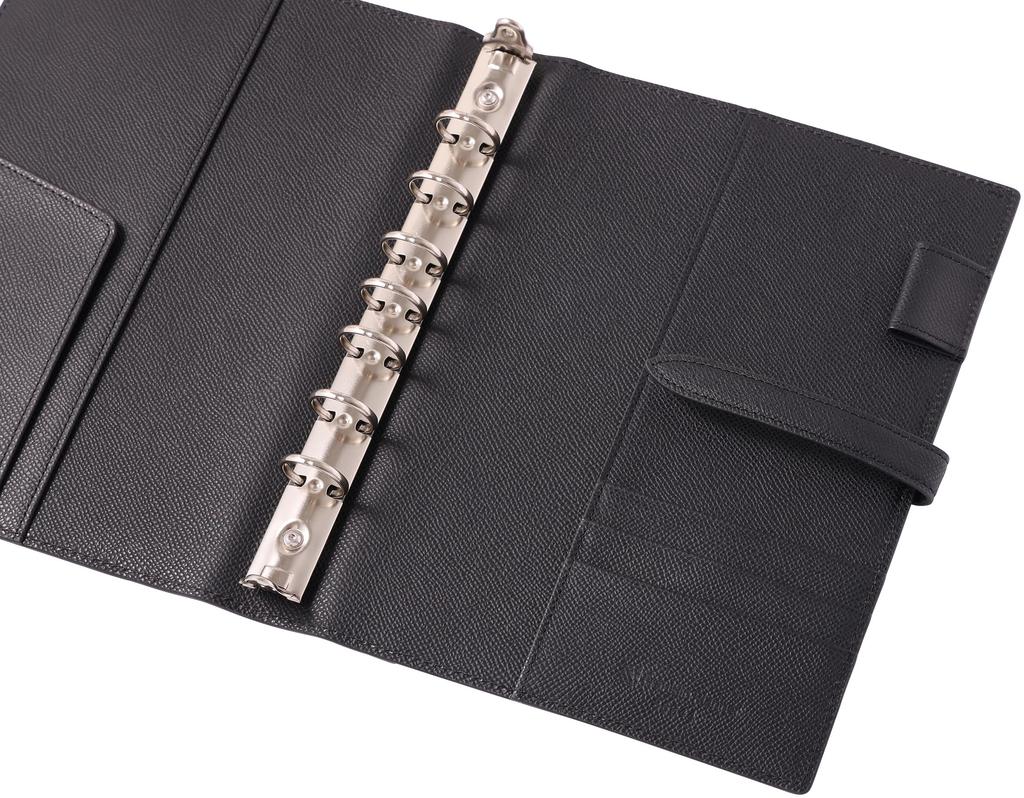 Franklin Planner Color Noblesse IV Binder, Classic, 20mm, Black, 86644