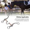 Wear Resistant Horse Snaffle Bit Stainless Steel Horse Gag Bit  Artificial Horse Farms