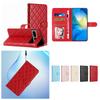 Quilted Pattern Faux Leather Wallet Case for Google Pixel 6 /Pixel 7 /Pixel 8 /Pixel 9 /Pixel 10 Series...360° Protection with Card Slots & Stand