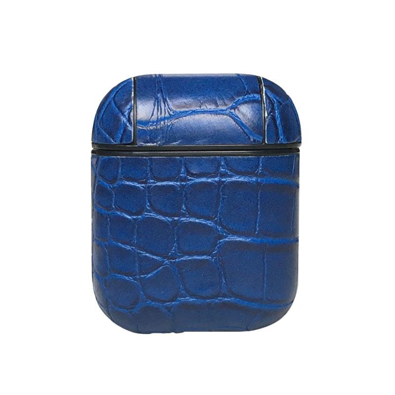 Чехол для наушников с каменным узором из кожи для AirPods 2, защитные аксессуары для наушников