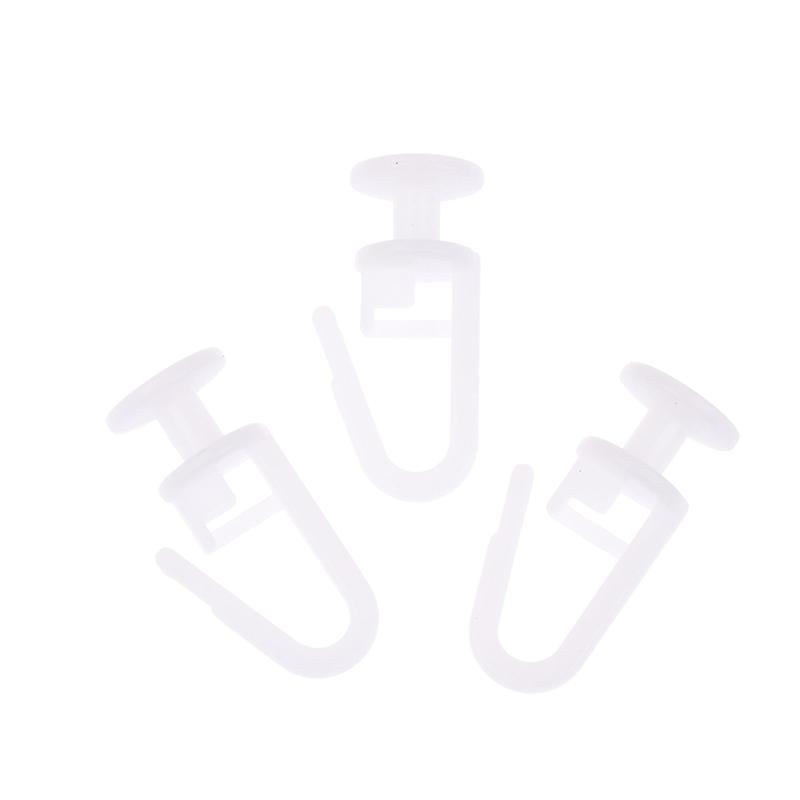 50 шт. карниз для штор Mute Slider пряжка для штор подвесная штора рулонная штора раздвижная шторная направляющая крючки для бегунков