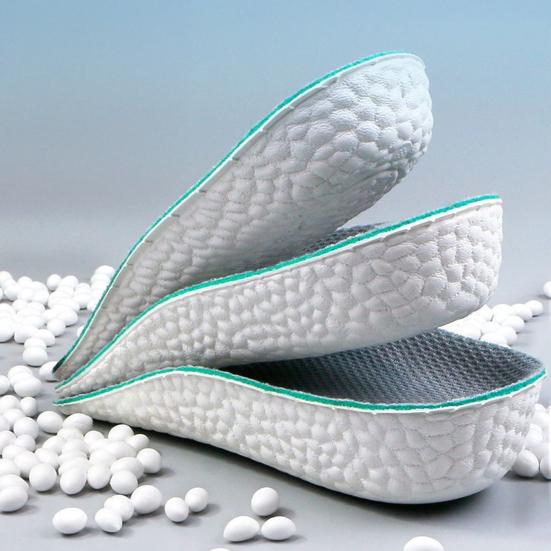 1 Pair Orthopedic Insoles Height Increase Arch Support Insoles Breathable Odor-free Height Boosters Invisible Height Enhancer