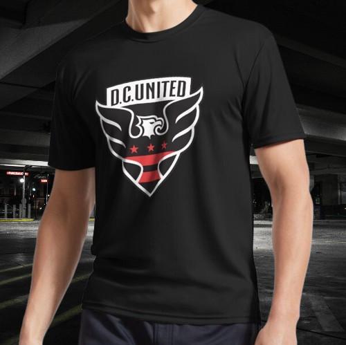 the D.C. United Active Logo T-Shirt Funny Size Mode American T-shirt