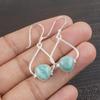 Amazonite Gemstone Jewelry, 925 Solid Sterling Silver Earrings, Handmade Boho Amazonite Earrings For Gift