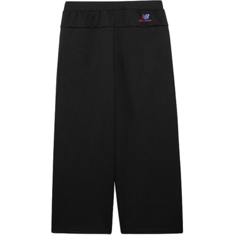 New Balance Повседневные брюки женские черные умеренно широкие AWP03309-BK