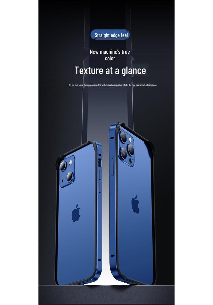 Ультратонкий металлический противоударный чехол для Apple 17 Pro Max и 15 - Алюминиевый сплав