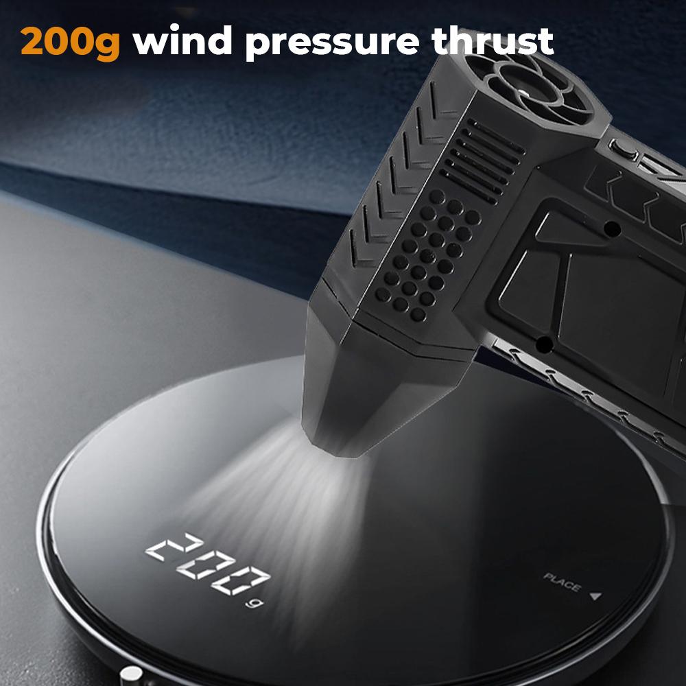 Турбовентилятор 990000 об/мин Мощный воздуходув Турбо-реактивный вентилятор Портативный пылевой вентилятор Электрическая сушка Бесщеточный реактивный воздуходув Уличный Домашний Уборка