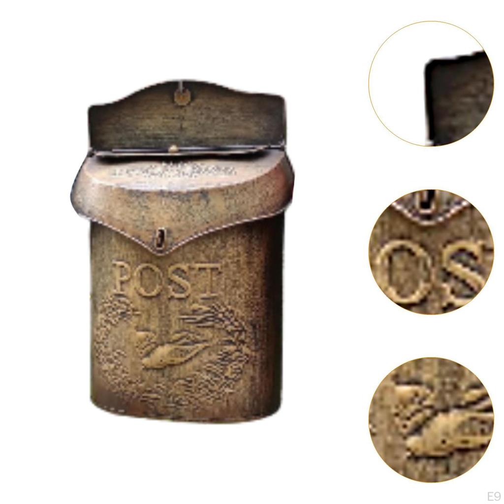 Настенный почтовый ящик почтовый ящик комментарий железный ностальгический шарм потертый шик для
