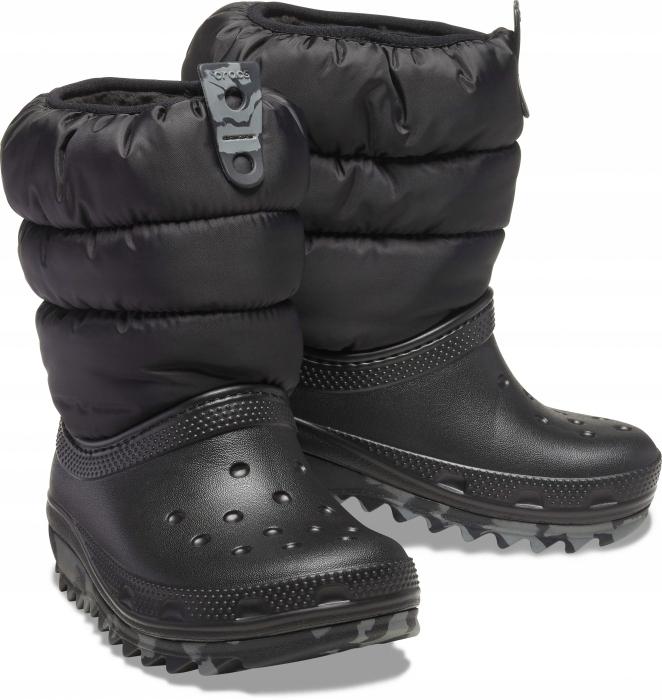Crocs Classic Neo Puff Boot K 207684 |C12/Eu 29-30| Black