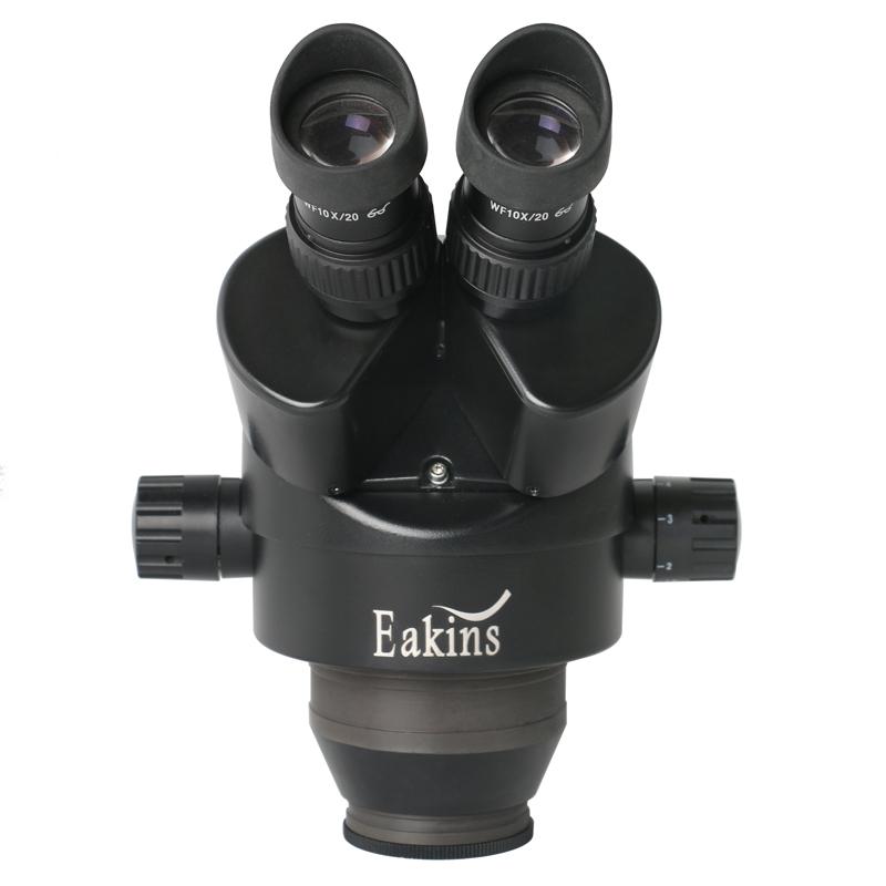 7X ~ 45X Парфокальный Стереомикроскоп Тринокулярный с Симуляцией Фокуса, 0.5X 1X 2X Линза Барлоу Универсальный Штатив Для Лаборатории Ремонт Печатных Плат