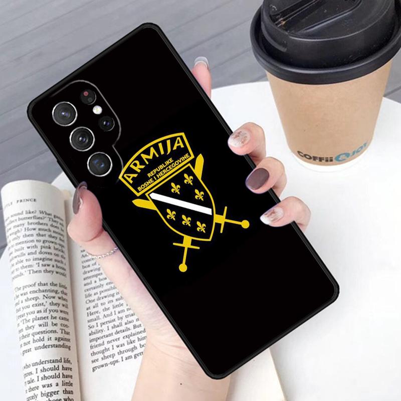 Флаг Республики Боснии чехол для телефона Чехол Для Samsung Galaxy S24 S25 Ultra S21 S22 Ultra S10E Note 10 Plus Note 20 FE S23