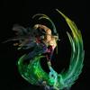 Exquisite Anime One Piece Zoro Ghost Island Glowing Pvc Statue Collectible Display Model