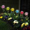 6XGarden Tulip Flower Shape LED Solar Powered Lights Outdoor Yard Standing Decor