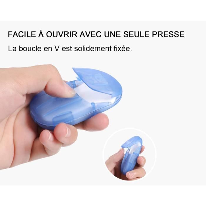 Disposable Soap Sheets, 10x Portable Soap Boxes for Daily Use, Hiking, Travel, Other Outdoor Activities - 200pcs