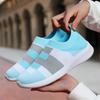 Fashion 2024 New Sneakers For Women Casual Shoes Fashion Walking Solid Color Sneakers Women Slip On Sock Ladies Shoes Ladies Flat Shoes